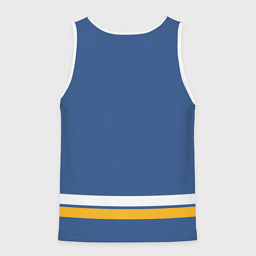 Мужская майка без рукавов Сент-Луис Блюз Форма1 / 3D-Белый – фото 2