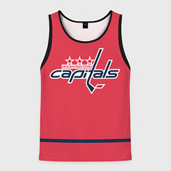 Майка-безрукавка мужская Вашингтон Кэпиталз Форма1, цвет: 3D-черный