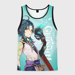 Майка-безрукавка мужская GENSHIN IMPACT, СЯО, цвет: 3D-черный