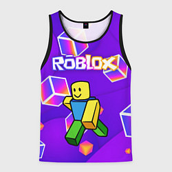 Майка-безрукавка мужская ROBLOX КУБЫ, цвет: 3D-черный