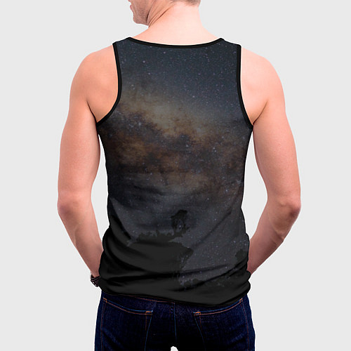 Мужская майка без рукавов PHONK Drift King фонк дрифт / 3D-Черный – фото 4