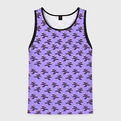 Майка-безрукавка мужская ГОДЖО САТОРУ GOJO SATORU, цвет: 3D-черный