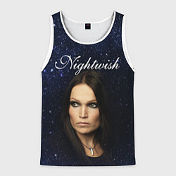 Майка-безрукавка мужская Nightwish Tarja Turunen Z, цвет: 3D-белый