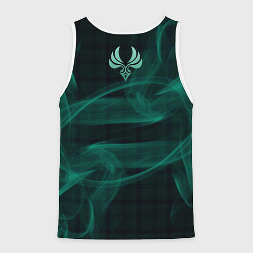 Мужская майка без рукавов Genshin Impact - Venti / 3D-Белый – фото 2