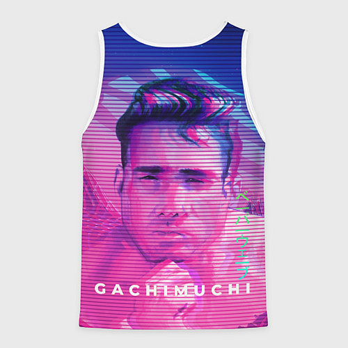 Мужская майка без рукавов Гачимучи Билли Херрингтон / 3D-Белый – фото 2