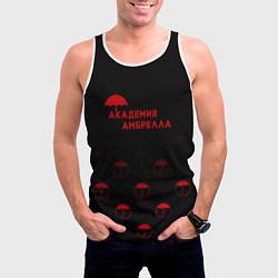 Майка-безрукавка мужская Академия Амбрелла, цвет: 3D-белый — фото 2