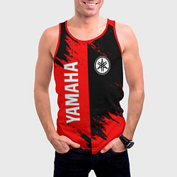 Майка-безрукавка мужская YAMAHA ЯМАХА, цвет: 3D-красный — фото 2