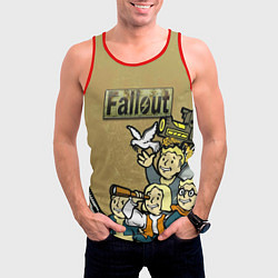 Майка-безрукавка мужская Волтбои, цвет: 3D-красный — фото 2