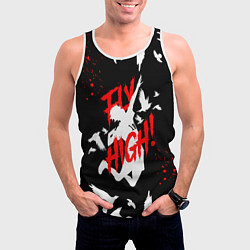 Майка-безрукавка мужская HAIKYU ВОЛЕЙБОЛ, цвет: 3D-белый — фото 2