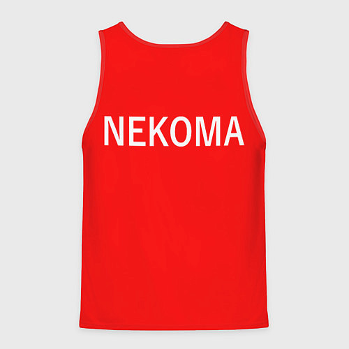 Мужская майка без рукавов НЕКОМА 8 NEKOMA / 3D-Красный – фото 2