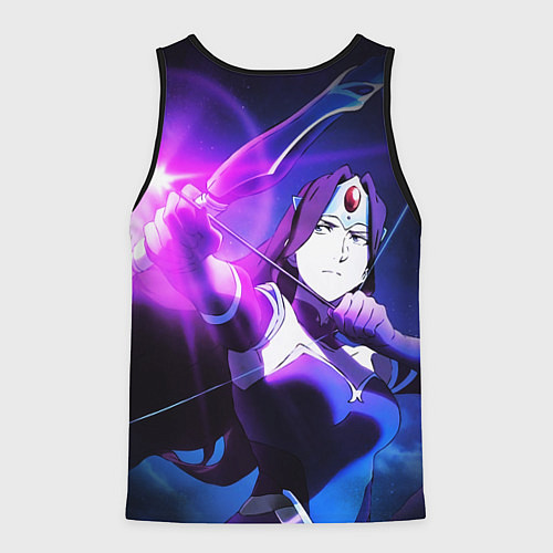 Мужская майка без рукавов DOTA: Кровь дракона / 3D-Черный – фото 2