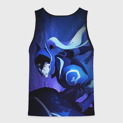 Мужская майка без рукавов DOTA: Кровь дракона / 3D-Черный – фото 2