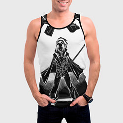 Майка-безрукавка мужская Шаман Кинг, цвет: 3D-черный — фото 2