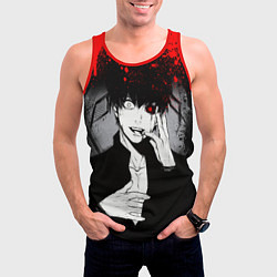Майка-безрукавка мужская ТОКИЙСКИЙ ГУЛЬ TOKYO GHOUL, цвет: 3D-красный — фото 2