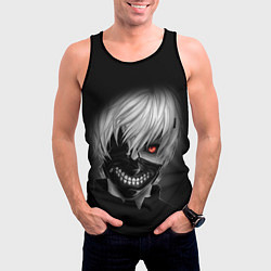 Майка-безрукавка мужская TOKYO GHOUL ТОКИЙСКИЙ ГУЛЬ, цвет: 3D-черный — фото 2