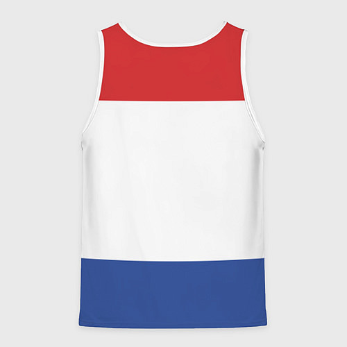 Мужская майка без рукавов Мордовия / 3D-Белый – фото 2