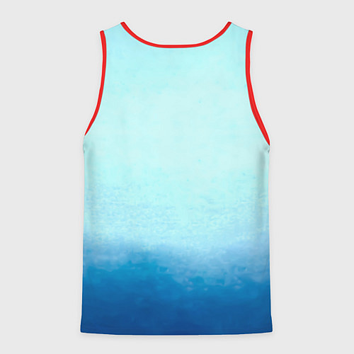 Мужская майка без рукавов Гию Томиока Kimetsu no Yaiba / 3D-Красный – фото 2