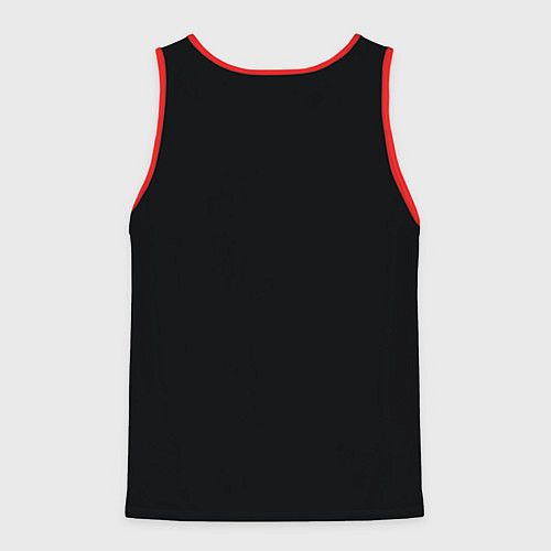 Мужская майка без рукавов Dino predator / 3D-Красный – фото 2