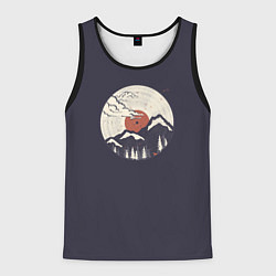 Мужская майка без рукавов Mountain Vinyl Record