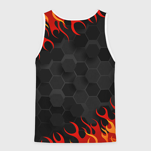 Мужская майка без рукавов Genshin Impact - Klee / 3D-Белый – фото 2