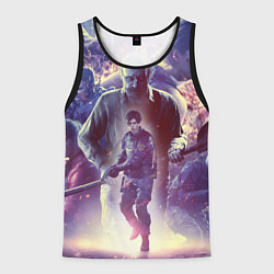 Майка-безрукавка мужская Resident Evil 25-летие, цвет: 3D-черный