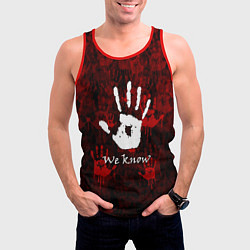 Майка-безрукавка мужская THE ELDER SCROLLS SKYRIM TES, цвет: 3D-красный — фото 2