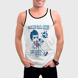 Майка-безрукавка мужская Yakuza Karaoke, цвет: 3D-черный — фото 2