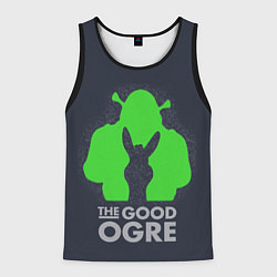 Майка-безрукавка мужская Shrek: Im good ogre, цвет: 3D-черный