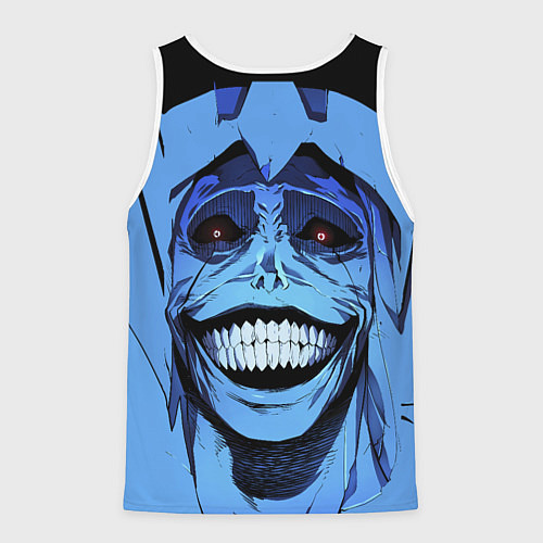 Мужская майка без рукавов ПОДНЯТИЕ УРОВНЯ В ОДИНОЧКУ / 3D-Белый – фото 2