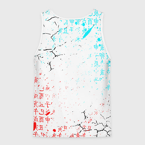 Мужская майка без рукавов СОН ДЖИН ВУ SOLO LEVELING / 3D-Белый – фото 2