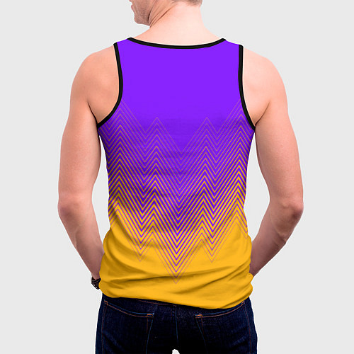 Мужская майка без рукавов LOS ANGELES LAKERS ЛЕЙКЕРС / 3D-Черный – фото 4