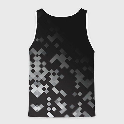 Мужская майка без рукавов LAND ROVER ГОРОДСКОЙ КАМУФЛЯЖ / 3D-Белый – фото 2