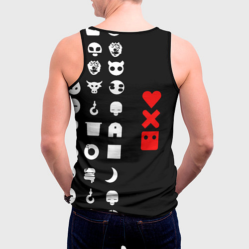 Мужская майка без рукавов Любовь, смерть и роботы / 3D-Черный – фото 4