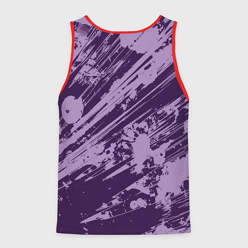 Мужская майка без рукавов Shiro art / 3D-Красный – фото 2