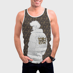 Майка-безрукавка мужская Cowboy Bebop Louis Vuitton, цвет: 3D-белый — фото 2