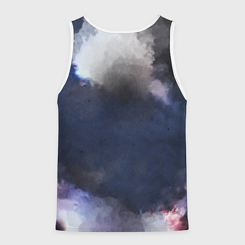 Мужская майка без рукавов Сон Джин Ву / 3D-Белый – фото 2