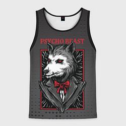 Мужская майка без рукавов Psycho beast