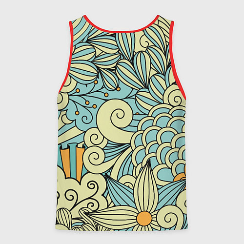 Мужская майка без рукавов Gake no ue no Ponyo / 3D-Красный – фото 2