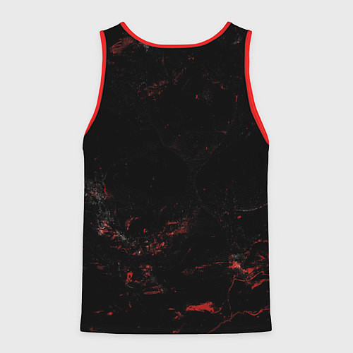 Мужская майка без рукавов T-rex KING / 3D-Красный – фото 2