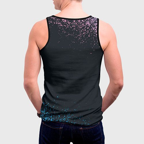 Мужская майка без рукавов Анубис / 3D-Черный – фото 4