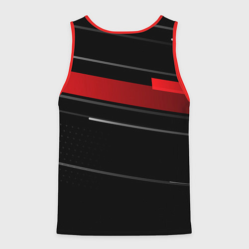 Мужская майка без рукавов RS PERFOMANCE QUATTRO Z / 3D-Красный – фото 2