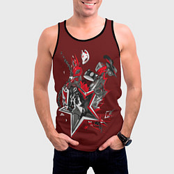 Майка-безрукавка мужская Mask of Ren, цвет: 3D-черный — фото 2