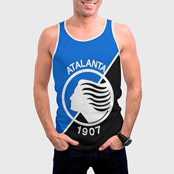 Майка-безрукавка мужская FC ATALANTA ФК АТАЛАНТА, цвет: 3D-белый — фото 2