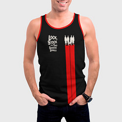 Майка-безрукавка мужская Lock, Stock and Two Smoking Barrels, цвет: 3D-красный — фото 2