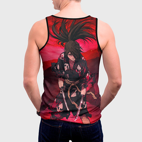 Мужская майка без рукавов Dororo Poster Дороро Постер Z / 3D-Черный – фото 4