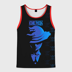 Майка-безрукавка мужская Манки Д Луффи One Piece, цвет: 3D-красный