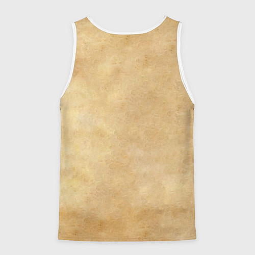 Мужская майка без рукавов Манки Д Луффи в розыске One Piece / 3D-Белый – фото 2