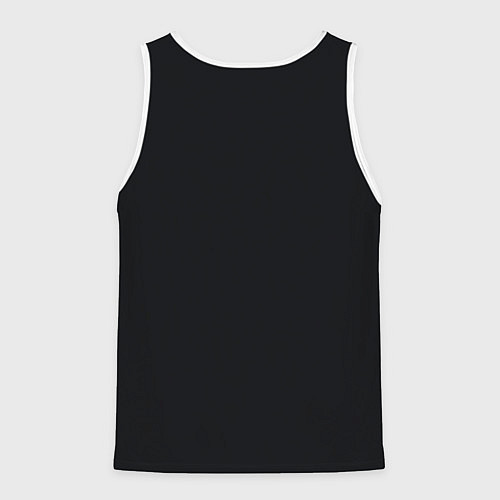 Мужская майка без рукавов THE WITCHER СЕРЫЙ ЛОГОТИП / 3D-Белый – фото 2