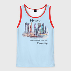 Мужская майка без рукавов Москва-Сити