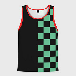 Майка-безрукавка мужская КОСТЮМ TANJIRO KAMADO ТАНДЖИРО, цвет: 3D-красный